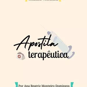 Imagem de capa para o Ebook Apostila de terapêutica veterinária