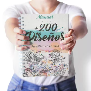 Imagem de capa para o Ebook Manual de Diseños para Pintura en Tela 2