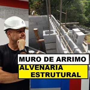 Imagem de capa para o Curso online MURO DE ARRIMO ( SISTEMA EM ALVENARIA ESTRUTURAL)