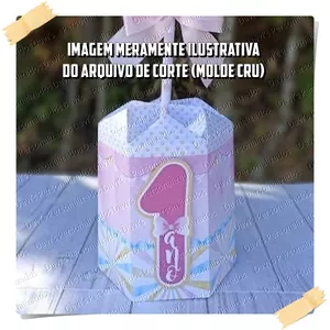 Imagem de capa para o Ebook ARQUIVO DE CORTE CAIXA SEXTAVADA ESTRELA