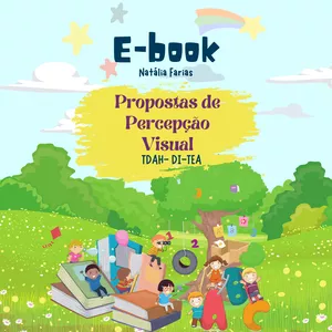 Imagem de capa para o Ebook E-book Propostas de percepção Visual - TDHA-DI-TEA