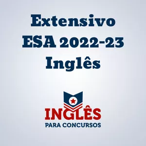 Imagem principal do produto Curso de Inglês Extensivo ESA 2022-23