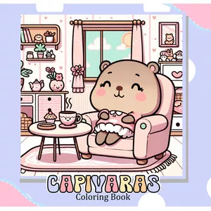 Imagem de capa para o Curso online PDF - Capivara para Colorir