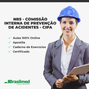 Imagem do curso NR5 - COMISSÃO INTERNA DE PREVENÇÃO DE ACIDENTES - CIPA 