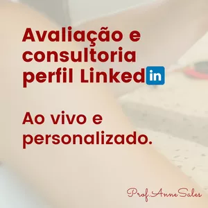 Imagem principal do produto Avaliação e consultoria: perfil Linkedin