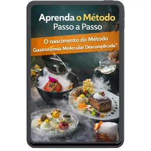 Imagem de capa para o Ebook Gastronomia Molecular Descomplicada + 2 Bônus Incríveis