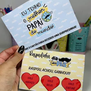 Imagem de capa para o Ebook Raspadinha Dia dos Pais* 💙🧔