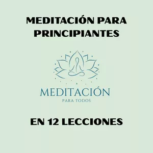 Imagen de portada para Curso online MEDITACION PARA PRINCIPIANTES EN 12 LECCIONES