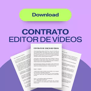 Modelo de Contrato para Editores de Vídeo | OFICIAL E VALIDADO POR ADVOGADO por Alice Portugal
