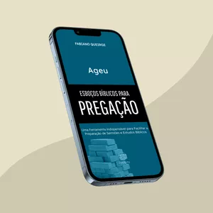 Imagem de capa para o Ebook Esboços Bíblicos Para Pregação - Ageu