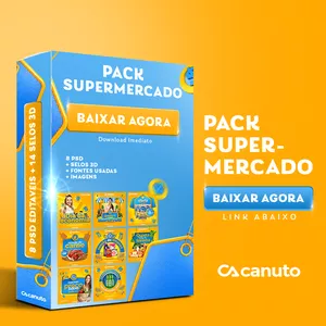 Imagem de capa para o Curso online PACK SUPERMERCADOS + SELOS 3D