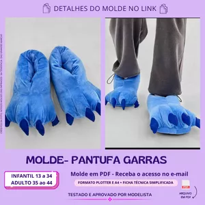 Imagem de capa para o Curso online MOLDE PANTUFA GARRAS