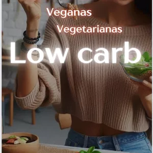Imagem de capa para o Ebook LOW CARB VEGANO E VEGETARIANO