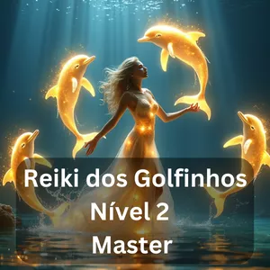 Imagem de capa para o Curso online Reiki dos Golfinhos - Nível 2 Master - A Sabedoria dos Mares e Além