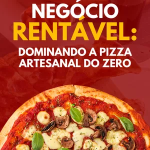 Imagem de capa para o Ebook Dominando A Pizza Artesanal do Zero
