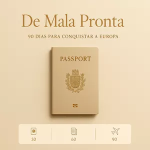 Imagem de capa para o Curso online De Mala Pronta: 90 Dias para Conquistar a Europa