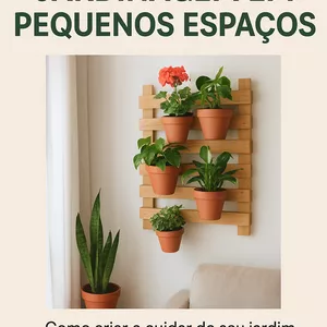 Imagem de capa para o Ebook  Jardinagem em Pequenos Espaços