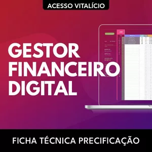Imagem de capa para o Curso online COMBO GESTOR FINANCEIRO DIGITAL COM FICHA TÉCNICA + BÔNUS