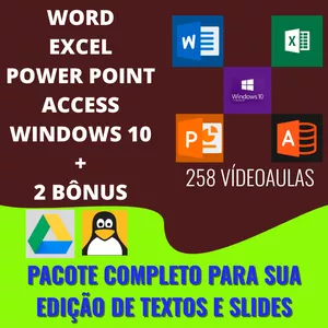 Imagem principal do produto Informática Essencial Windows + Pacote Office