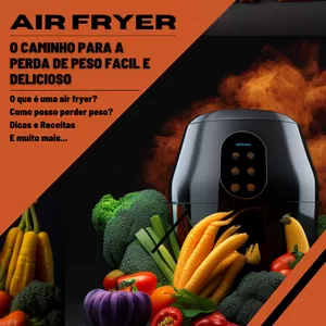 Imagem de capa para o Ebook AIRFRYER - O caminho para a perda de peso fácil e delicioso