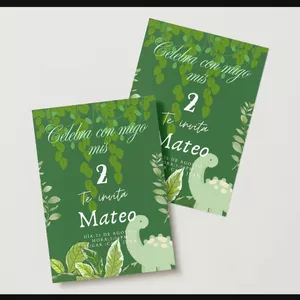 Imagen de portada para Ebook Invitacion dino cumpleaños 