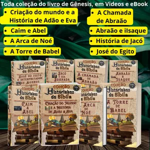Imagem do curso  Coleção Completa do Livro de Gênesis: Vídeos e eBooks Resumidos e Explicados! 