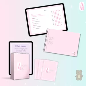 Imagen de portada para Curso online Tarjetas digitales + Planner Rosa