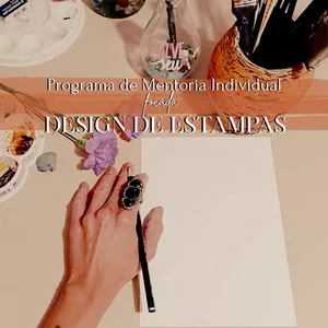Imagem de capa para o Curso online Programa de Mentoria Individual Focada - Design de Estampas