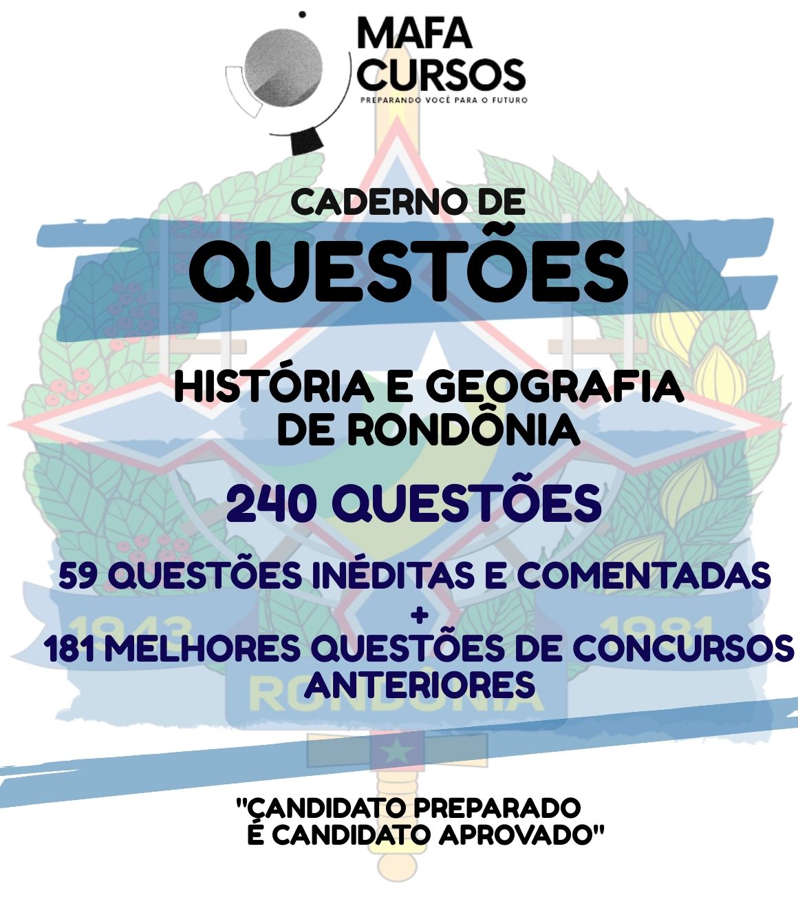 Imagem do curso Caderno de Questões: História e Geografia de Rondônia