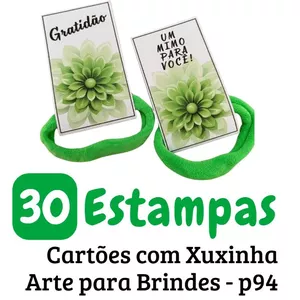 Imagem de capa para o Ebook 30 Estampas de Cartões Gratidão com Xuxinha – Arte para Brindes p94