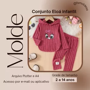 Imagem de capa para o Ebook Molde conjunto Eloá infantil 
