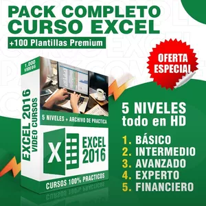 Imagen de portada para Curso online Pack Excel con Bonos Gratis 