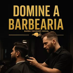 Imagem de capa para o Curso online Domine a Barbearia: Técnicas de Barba, Degradê e Corte Masculino