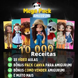 Imagem do curso Mega Pack Amigurumi