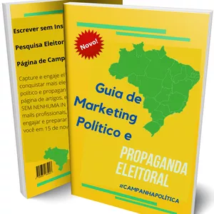 Imagem principal do produto Eleição 2022 - Guia COMPLETO de Campanha Política e Marketing Eleitoral Digital para Candidato(a) a Deputado(a) Estadual - Federal em até 7x SEM JUROS