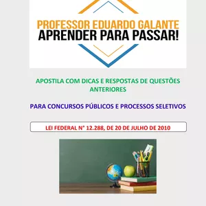 Imagem de capa para o Ebook LEI FEDERAL N° 12.288, DE 20 DE JULHO DE 2010