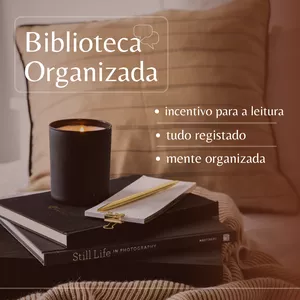 Imagem de capa para o Curso online Biblioteca Organizada 2024