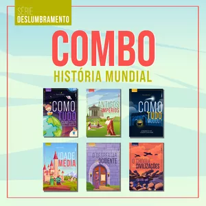 Imagem de capa para o Ebook COMBO Série Deslumbramento: História Mundial (Vol. 1, 2, 3, 4, 5 e 6)