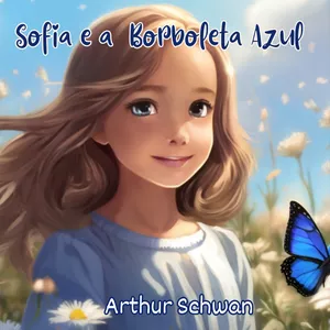 Imagem de capa para o Ebook Sofia e a Borboleta Azul
