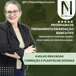 Imagem de capa para o Curso online Programa de treinamento de redação - FGV 8