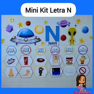 Imagem de capa para o Ebook Mini Kit Letra N