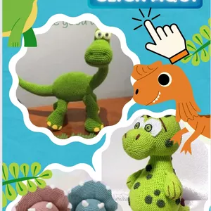 Imagen de portada para Ebook Patrones amigurumi dinosaurios