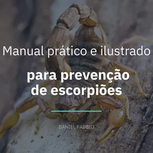 Imagem de capa para o Ebook Manual prático e ilustrado para prevenção de escorpiões
