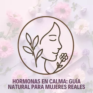 Imagen de portada para Curso online HORMONAS EN  CALMA: GUÍA NATURAL  PARA MUJERES REALES