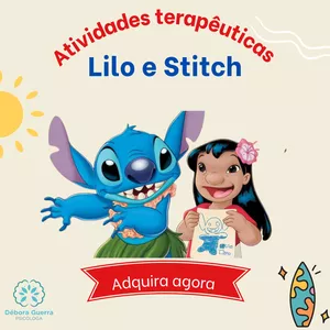Imagem de capa para o Curso online Atividades Terapêuticas Lilo e Stitch