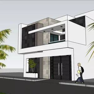 Imagen de portada para Curso online Plano de Casa en Terreno 9x12 M con 4 Rec. en 2 Niveles