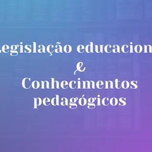 Imagem de capa para o Curso online Conhecimentos pedagógicos