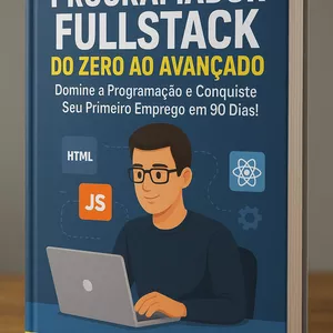 Imagem de capa para o Ebook “Programador Fullstack do Zero ao Avançado!