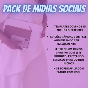 Curso PACK DE MIDIAS SOCIAIS