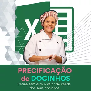 Imagem de capa para o Ebook Planilha Precificação Doces e Docinhos
